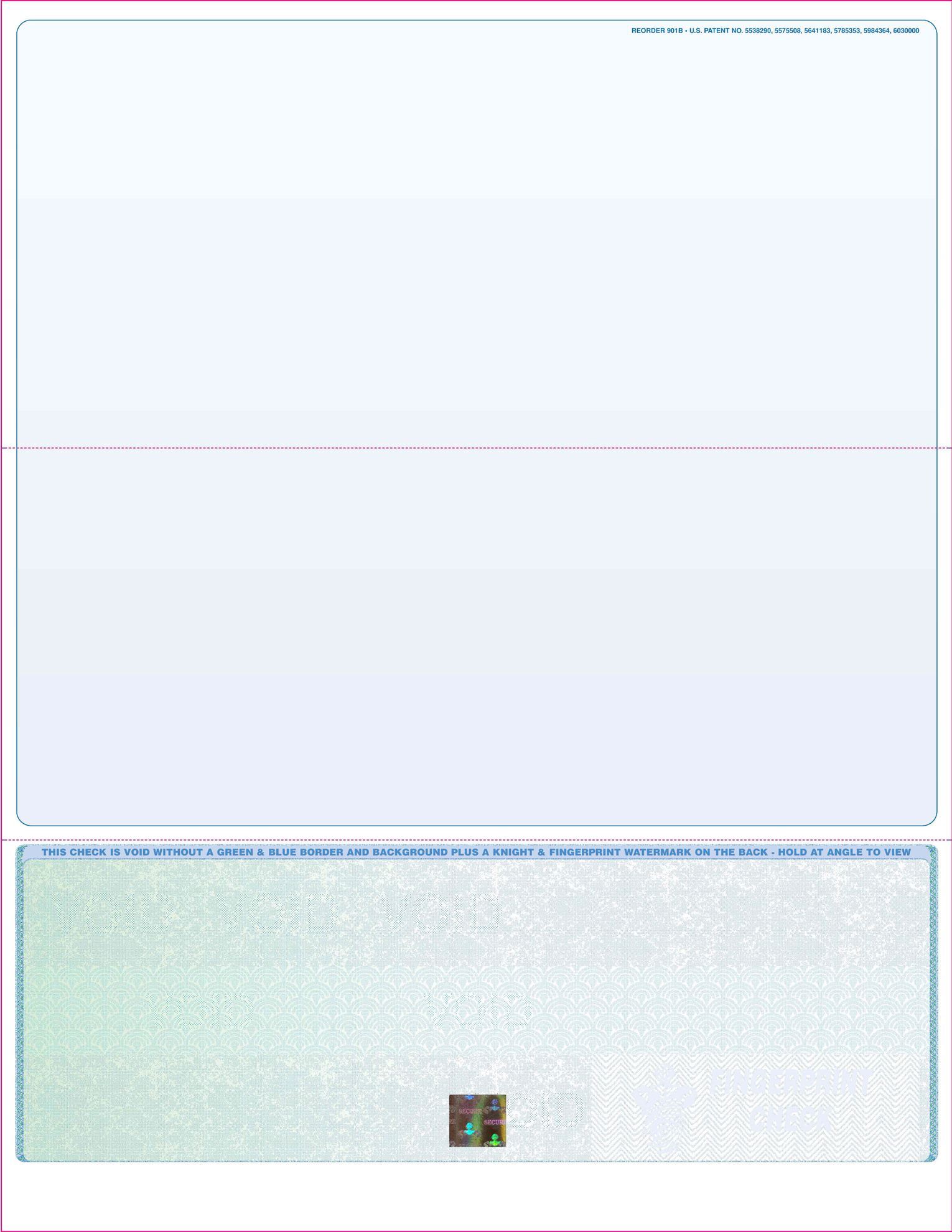 Hologram Checks H901B-R/361