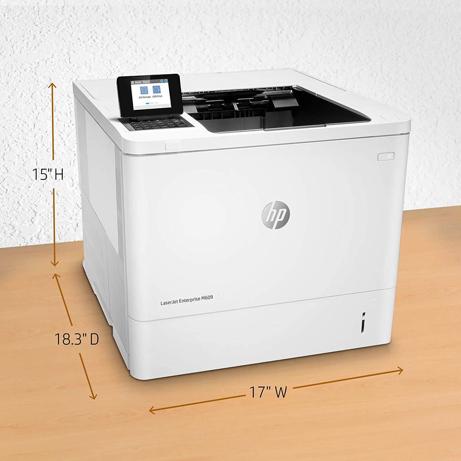 HP LaserJet M609DN Laser Printer with Premium MICR Toner micrlaser